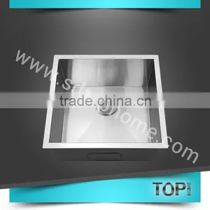 TH-RA2019C Stainless Steel Handmade Sink With CUPC Square Radious Corner Singel Bowl Undermount Sink Kitchen Sink thumbnail-1
