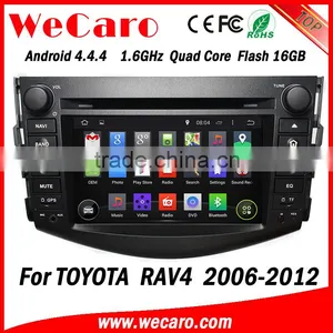 Wecaro WC-TR7015 Android 4.4.4 Car Dvd Player Touch Screen Autoradio for Toyota Rav4 Android A9 Cpu 2006-2012 thumbnail-1