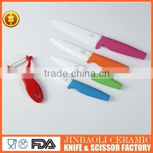 4pcs Multi-color Cutting Ceramic Kitchen Knife Set thumbnail-4