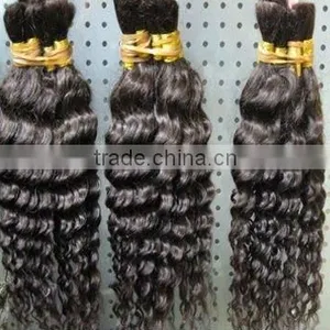 Hot Sale Indian Wet Wavy Hair Bulk/100% Human Curly Hair Bulk thumbnail-1