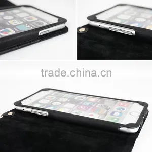 Premium PU Book Style Flip Cover Case With Card Slots for IPhone 6 thumbnail-6