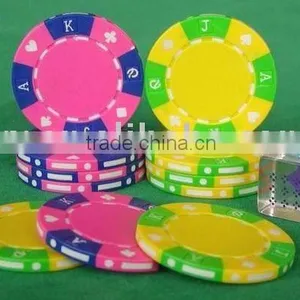 Clear Bright Poker Chip thumbnail-1