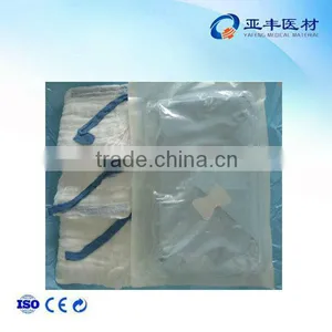 Blue Paper Bag Wrapped Surgical Lap Sponge thumbnail-1
