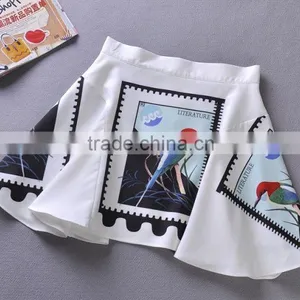 2014 Fashion Stamp Sharped Embroidered Irregular TOP & Skirt (STOCK) thumbnail-3