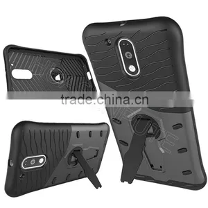Popular Shock Resistant Armour Case With Stand For Motorola G4&G4 Plus thumbnail-4