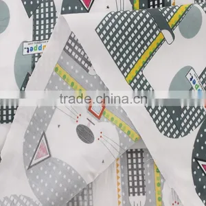 100% Cotton Textile Digital Print Lovely Cat Pattern Poplin Cotton Cloth Fabrics thumbnail-6