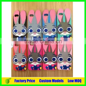 Zootopia Judy Custom Silicone Mobile Phone Case Cover for Apple Iphone6 Mobile Case Cover thumbnail-1