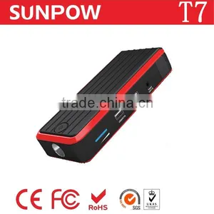 Sunpow 12v 12000mah Double Usb and Minijump Starter Power Station Jump Starter thumbnail-2