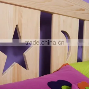 Girl Modern Bedroom Furniture in Pine Wood, Natural Color thumbnail-5