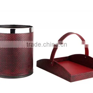 Hotel Leather Jewel Case Storage Box With Drawer thumbnail-2