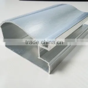 Brush Anodized Silver Finish Extruded Aluminum Profile thumbnail-3