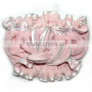 Pink Polyester Fibre Hair Braid/headband With Elastic/ Headband for Shower thumbnail-1