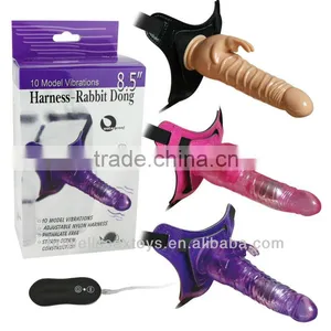 Girl Sex Video Sex Toys Harness G Spot Dong Strap On Penis for Adults thumbnail-1