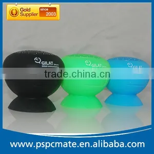 Mushroom Mini Handfree Stereo Bluetooth Wireless Silicon Sucker Speaker thumbnail-2