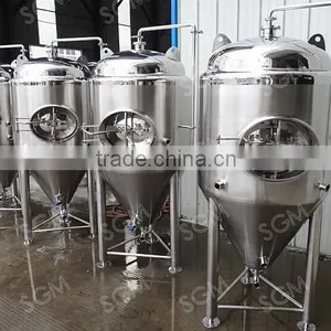 Stainless Steel Jacket Beer Fermentation Tank/Jacket Fermenter/Jacket Fermentation Tank thumbnail-1