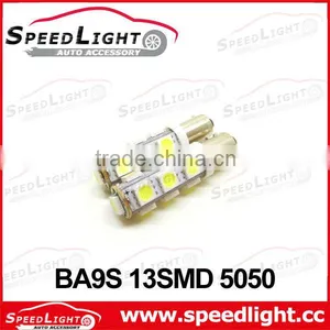 Factory Supply Super Brightness Car LED Light 13SMD 5050 BA9S LED Light 6V thumbnail-1