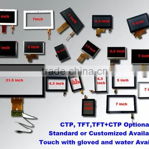 Yunlea Factory Standard 2.8 , 3.5 , 4.3 , 5 , 7 Inch Capacitive Touch Screen Panel Quality Choice thumbnail-1