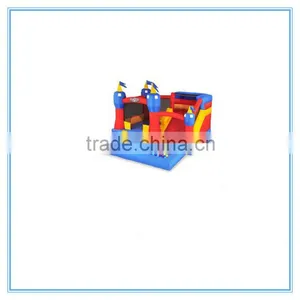 2016 Inflatable Castle Slide and Jump for Kids Inflatable Tramloline Bed thumbnail-5