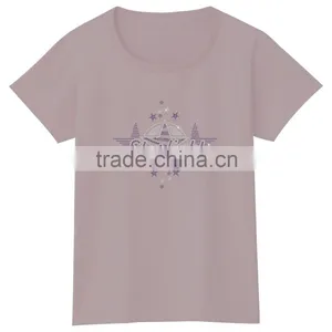 Summer Girls Cotton Tee Rhinestones Iron on Tshirt thumbnail-2