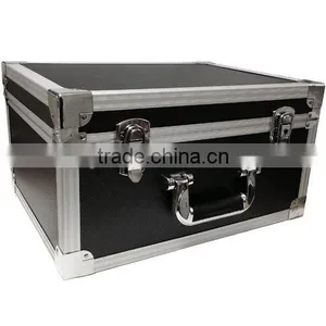 Professional DJ Black Flight Case Record Box for 7inch Singles thumbnail-1
