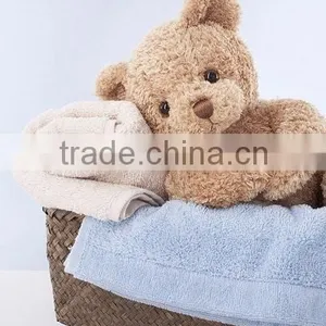 Brown 100% Cotton Towel With Satin Boder thumbnail-1