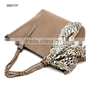 Women's Bags 2015 Spring and Summer Fashion Trend Macaron Gentlewomen Silk Scarf Decoration Cross-body Handbag thumbnail-6