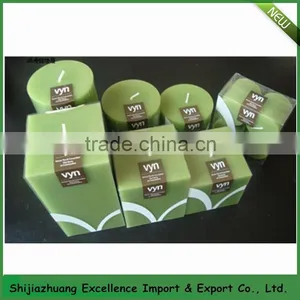Colour Changing or White Scented Square Pillar Candle thumbnail-3