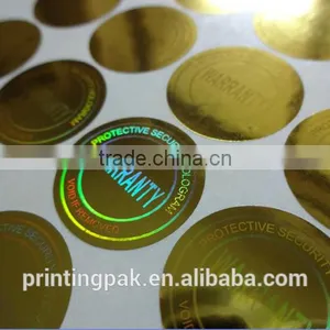 Custom Adhesive Holographic Packaging Label Stickers Quality Choice thumbnail-1