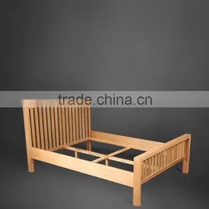 European Standard Wood Bed Solid Wood Home Furniture Bedroom Furniture thumbnail-3
