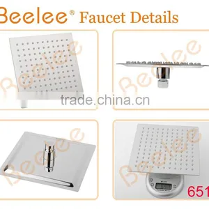 Beelee 304 Stainless Steel Rainfull Shower Heads For Bathroom Rainfull Shower Head thumbnail-4