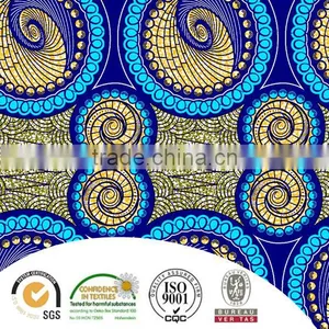 Factory Price Direct Sell Latest Design Africa Popular Real Wax Printed Fabric (SKYPE:ste.nanking) thumbnail-1