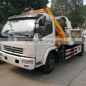 Multifuctional DFAC Dongfeng 4ton Tow Truck Mounted Crane for Sale thumbnail-1