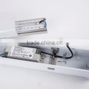 1200mm 40W 2 Hours Ultra High Performance Linear Battern Lighting Emergency Batten Lamp Rechargeable LED Tube Light For Office thumbnail-6