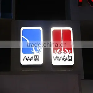 English Letter Guidance Toilet Sign thumbnail-1