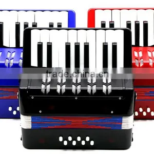 Good Quality New Hot 17-Key 8 Bass Kids Children Mini Small Accordion Educational Musical Instrument Toy Great Gift thumbnail-5