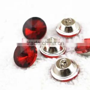 20mm Furniture Accessory Fashion Red Cheap Crystal Button thumbnail-1