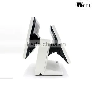 Cheap Price 15 Inch Flat Panel Touch POS System/Dual Screen Pos Machine thumbnail-2