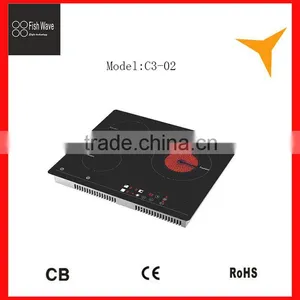 5400W 3 Heating Zone Ceramic and Induction Hob Home Appliances thumbnail-1