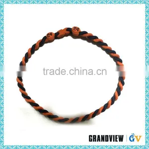 High Quality Oem Weave Lonic Braided Useful Baseball Tornado Necklaces thumbnail-1