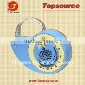 Hot Sale Mini Cheap Plastic Folding Super Portable Pocket Sewing Retractable Tape Measure With Keychain for Promotion thumbnail-1