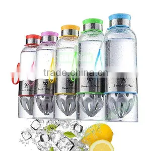 Wholesale 500ml Glass Fruit Infuser Water Bottle, Lemon Water Bottle Infuser Quality Choice thumbnail-6