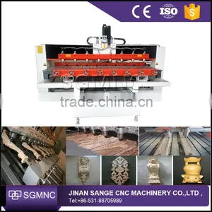 Multipurpose 8 Axis Woodworking Cnc Machine , 8 Spindles Wood Cnc Router Made in China Supplier's Choice thumbnail-1