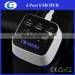 Wholesale Gift Items Usb 2.0 3 Port Usb Hub Combo Card Readers thumbnail-1