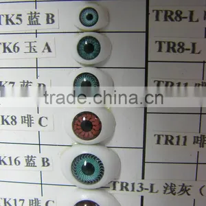Half Round Plastic Doll Eyes for 18'' American Girl thumbnail-1
