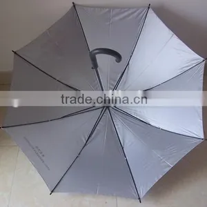 23''auto Open Stick Gift Electroplated Frame Rain&sun Handheld Umbrella thumbnail-3