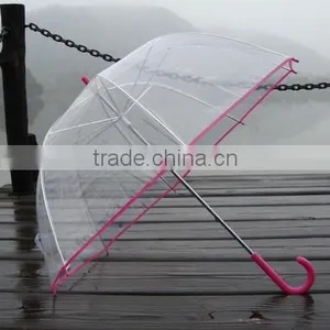 Manual Open Summer Transparent Umbrella thumbnail-1