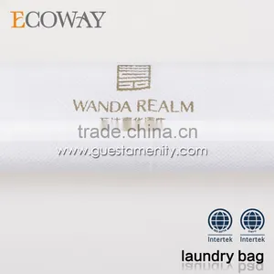 Cheap Hotel Reusable Non Woven Wash Bag Travel Foldable Laundry Bag thumbnail-3