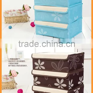 Waterproof 600D Oxford Fabric Zipper Foldable Underwear Lingerie Socks Storage Box thumbnail-4