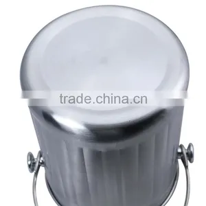 L/C Cheap Houseware 1.0 Gallon Stainless Steel Garbage Can With Carbon Filters thumbnail-2