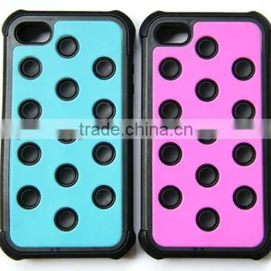 New Armor Tri Layer Cover for IPhone 4/4S (Silicone Case/TPU Case/PC Case) thumbnail-1